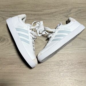 Adidas White and Light Gray Casual Shoes